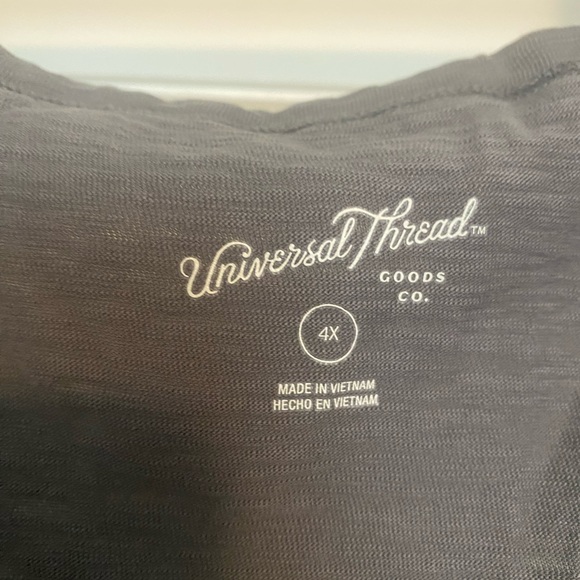 New with Tags Universal Thread - Gray Cotton Tank Dress/cover up/long tank top - Picture 4 of 4